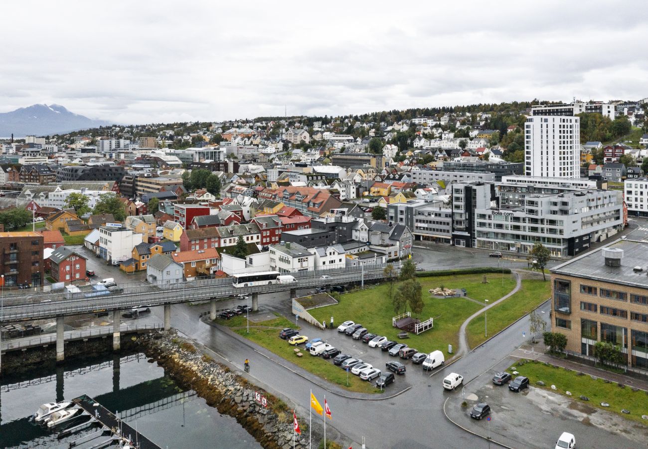 Apartment in Tromsø - Toppleilighet med utsikt i Sentrum Nord