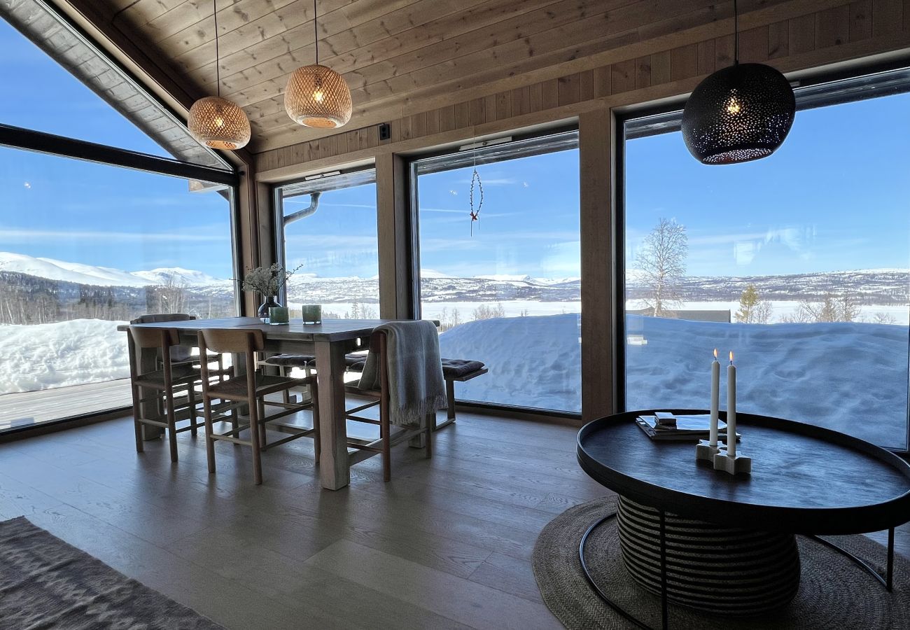 Cabin in Gol - Golsfjellet - new modern cabin with fantastic view