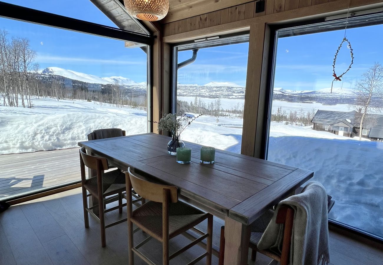 Cabin in Gol - Golsfjellet - new modern cabin with fantastic view