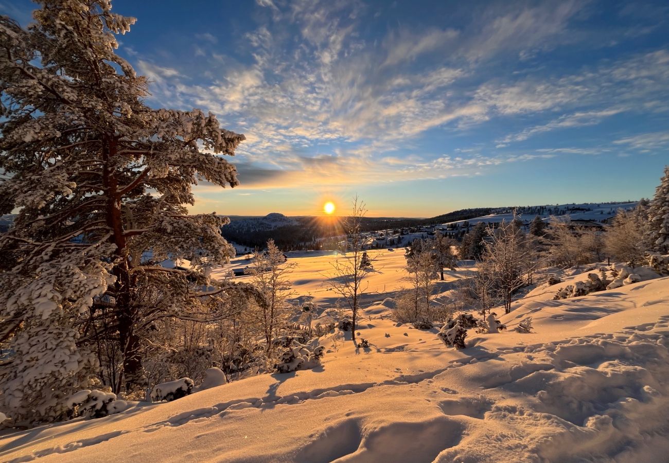 Cabin in Gol - Cozy cabin with breathtaking views on Golsfjellet