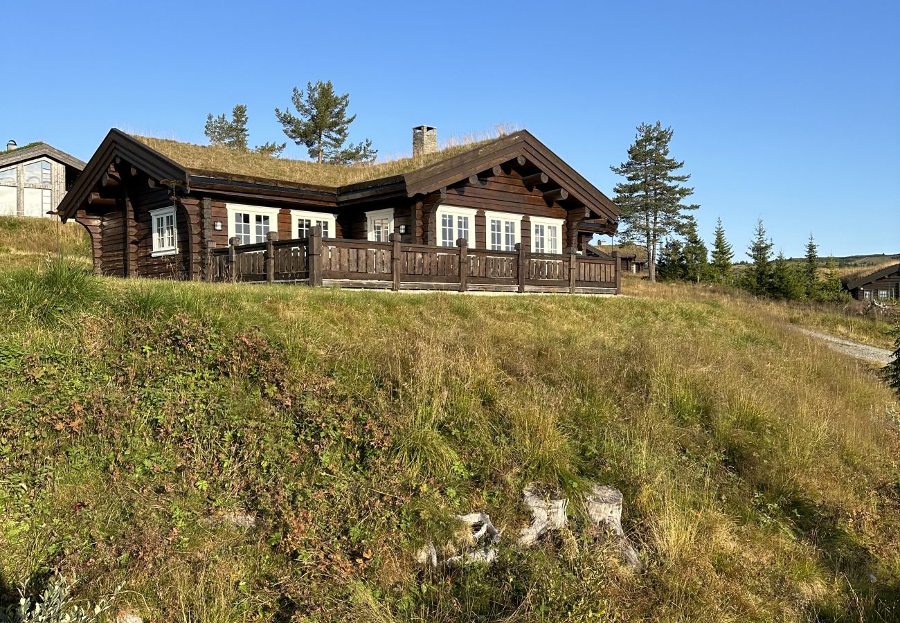 Hytte i Gol - Sjarmerende laftet hytte med 3 soverom på Golsfjellet
