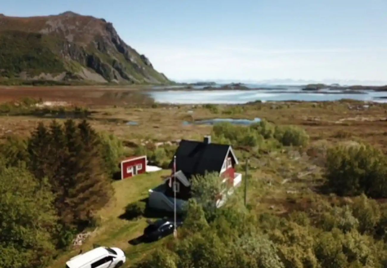 Hytte i Vestvågøy - Cozy house with beautiful view