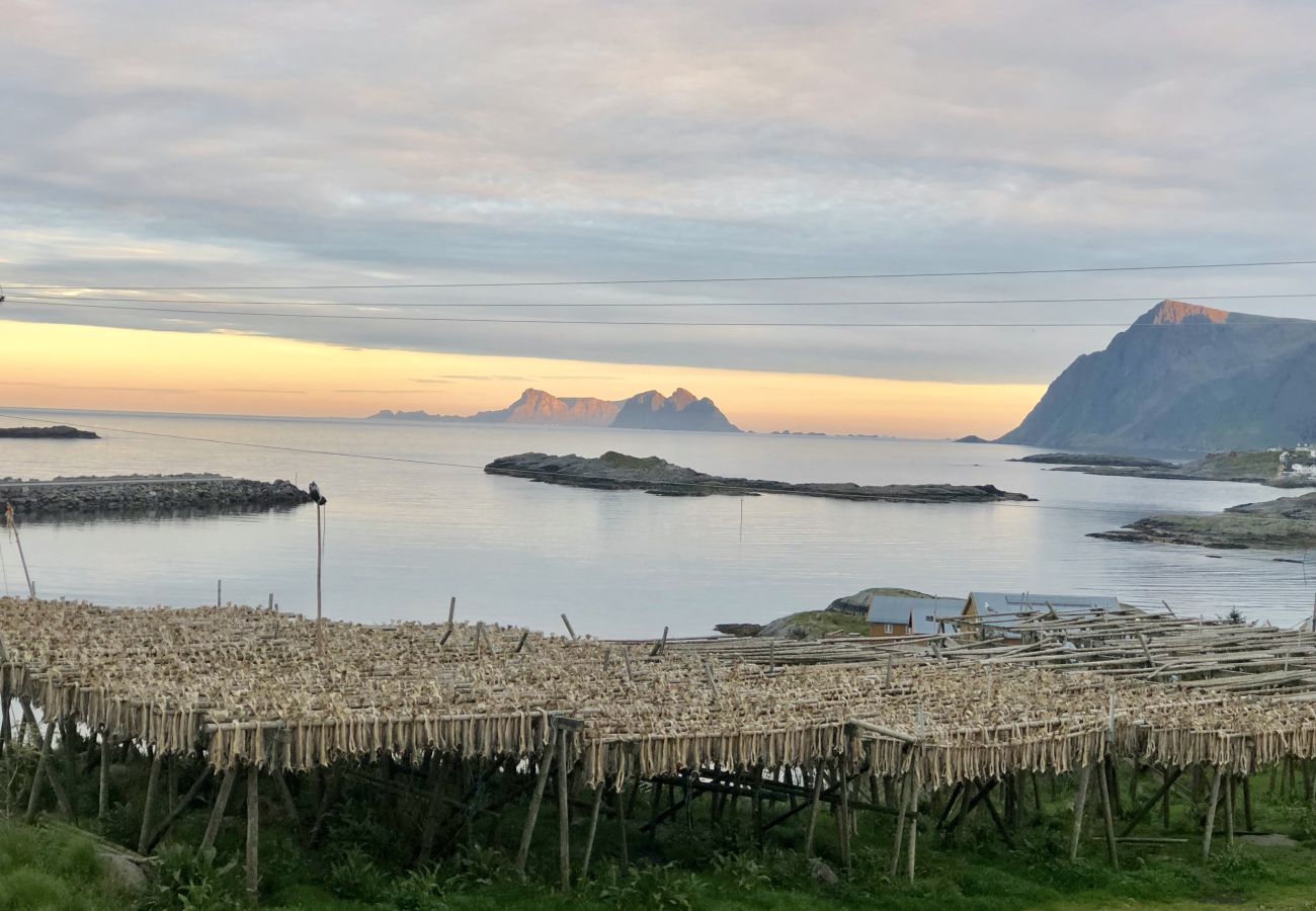 Hus i Moskenes - Romantisk hus-med panorama utsikt over lofotodden