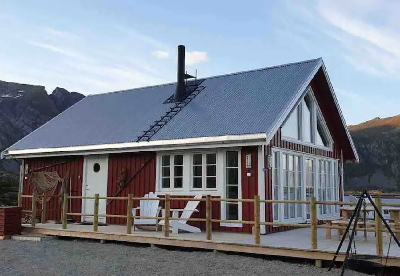 Hytte i Vestvågøy - Valberg High Quality Seaview Cabin