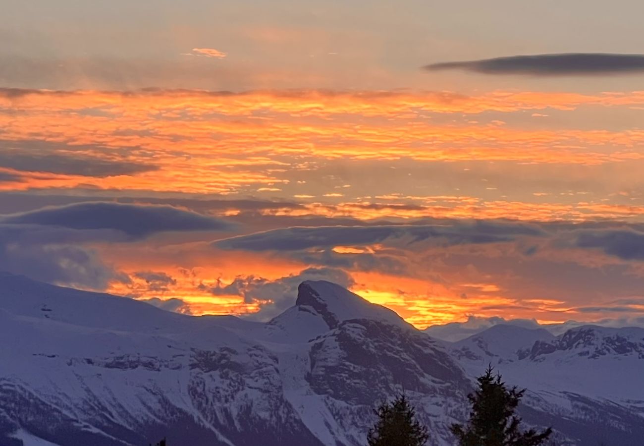 Hytte i Gol - Koselig familiehytte med fantastisk beliggenhet på Golsfjellet