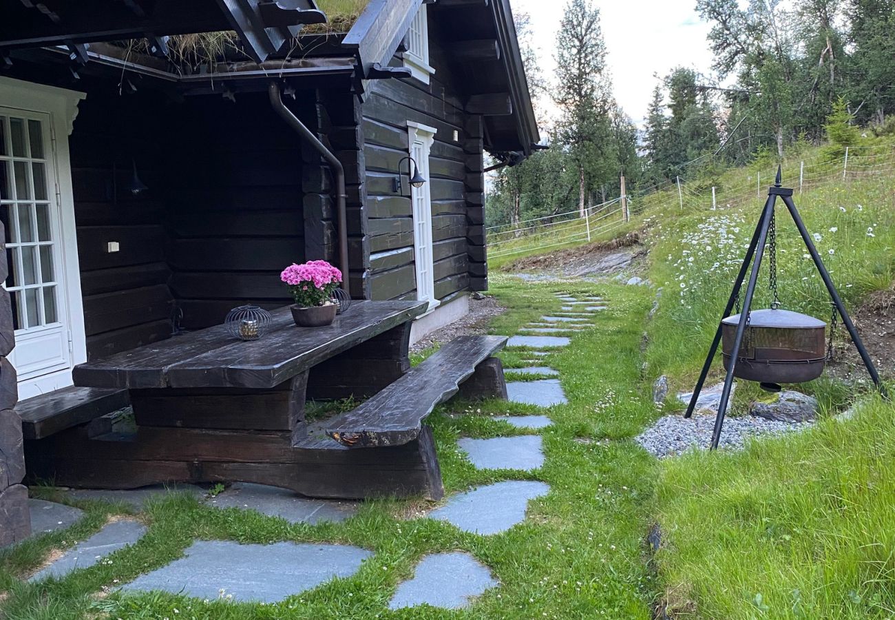 Hytte i Gol - Koselig familiehytte med fantastisk beliggenhet på Golsfjellet